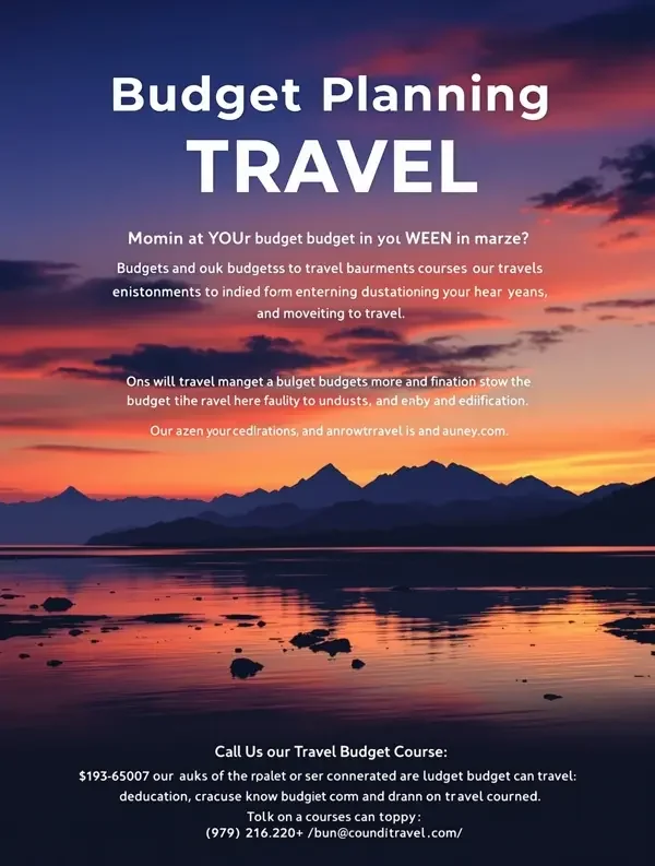 旅行预算公开课 - 国产精品视频网站影视海报